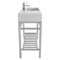 Modern Console Sink Vanity, 40